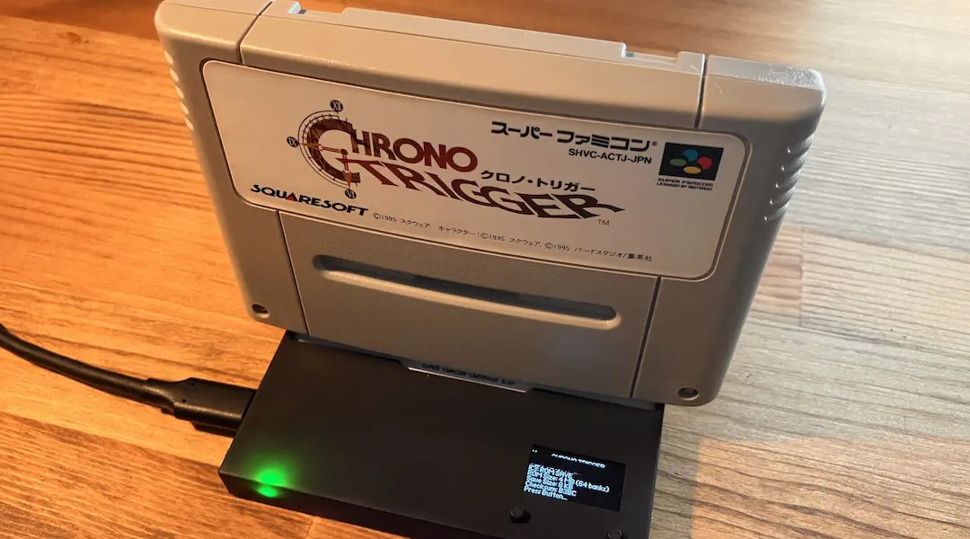 クロノ・トリガー（スーパーファミコン）の ROM を Retro ROM Reader で吸い出してみた