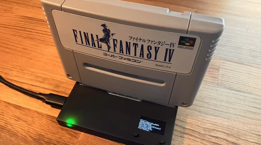 ファイナルファンタジー4(スーパーファミコン)の ROM を Retro ROM Reader で吸い出してみた