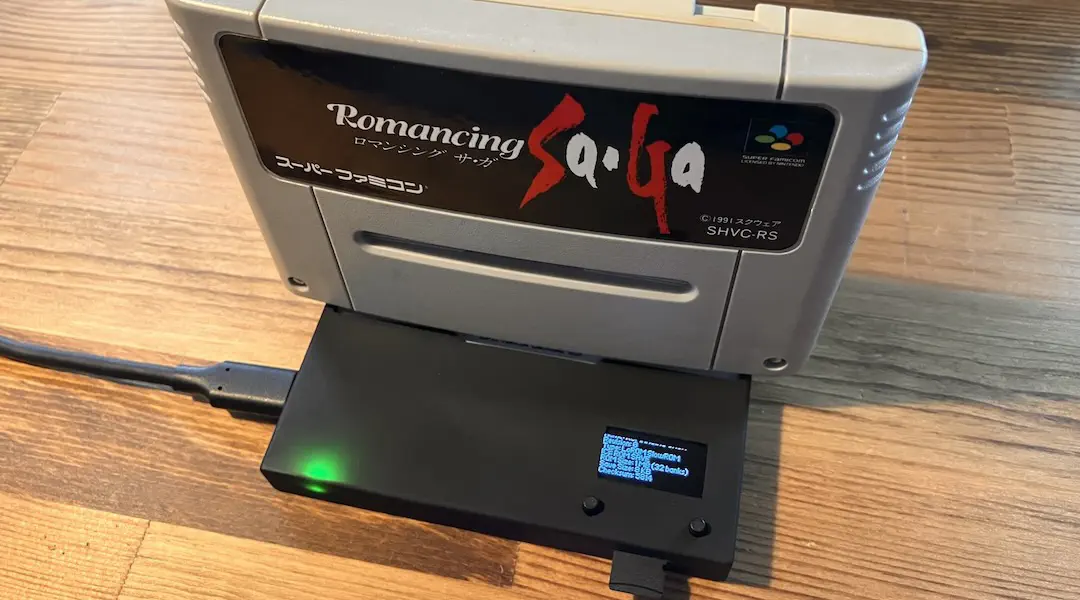 ロマンシング サ・ガ(スーパーファミコン)の ROM を Retro ROM Reader で吸い出してみた