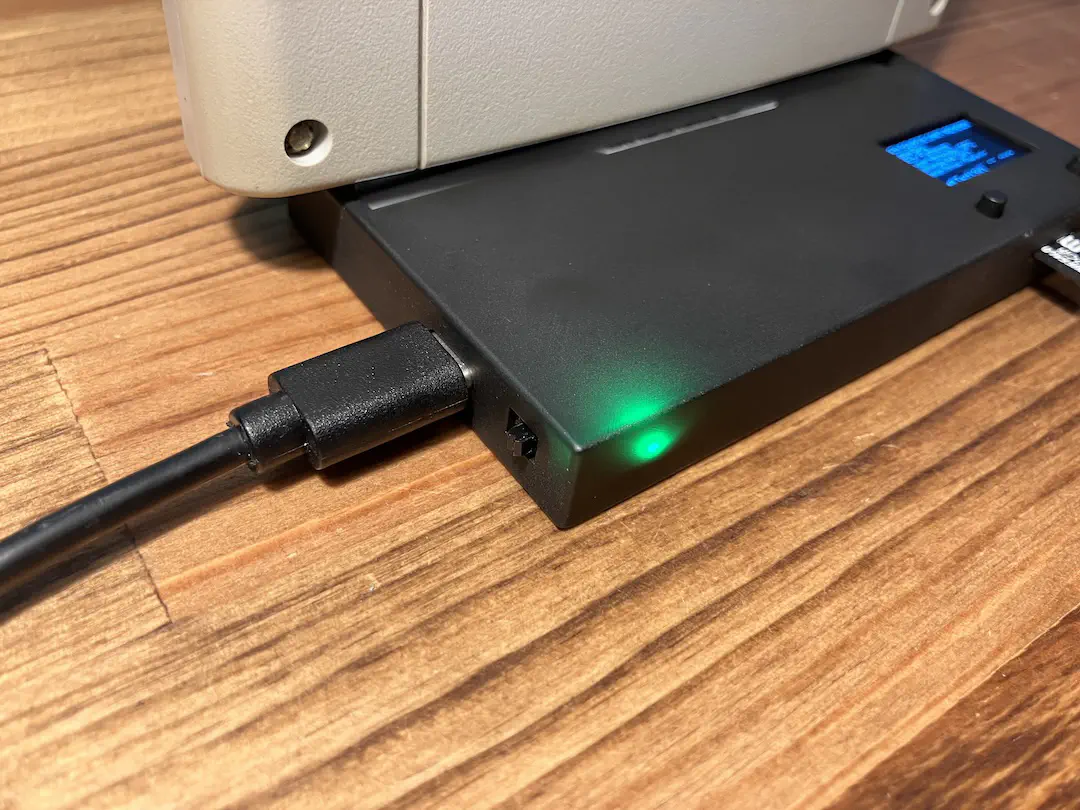 電源を入れる